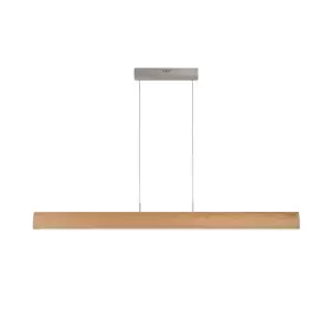 Image of Sytze Modern Pendant Light - LED Dim. - 1x32W 3000K - Light Wood