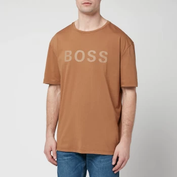 Image of BOSS Athleisure Mens Logo 6 T-Shirt - Medium Brown - M