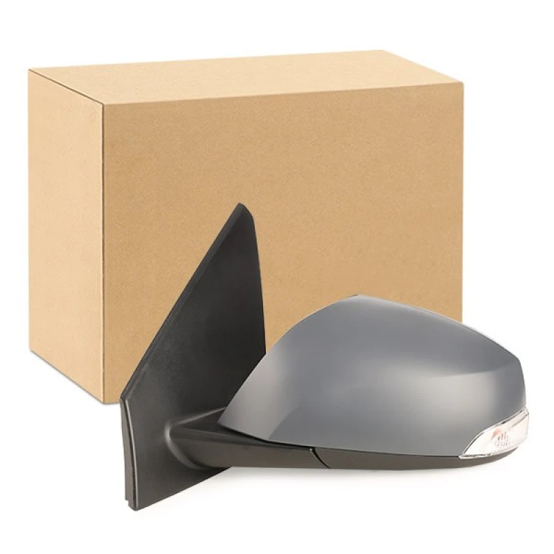 Image of VAN WEZEL 4377807 Wing mirror * HAGUS * Left, with temperature sensor, primed Outside Mirror (50)