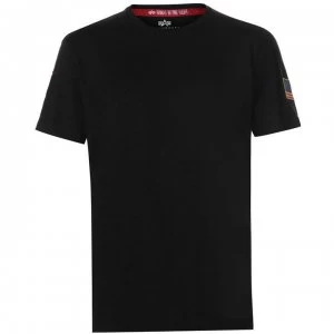 image of Alpha Industries Sleeve Tee - Black