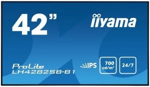 image of iiyama 42" ProLite LH4282SB-B1 Full HD LED Digital Signage Commercial Display