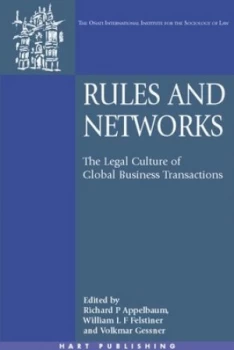 Image of Rules and Networks by Richard Appelbaum Book