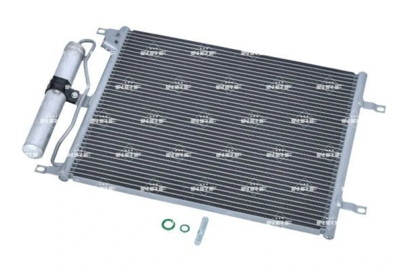 Image of NRF 35783 Condenser EASY FIT with seal ring, with nitrogen filling Aluminium Condenser,air conditioning (448)