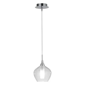 Image of SKYLINE Dome Pendant Ceiling Light Transparent 16.7x17.5cm