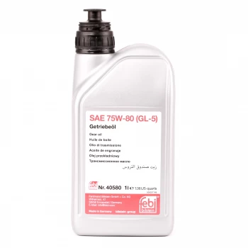 Image of FEBI BILSTEIN Transmission Oil SKODA,AUDI,VW 40580 G052911A2,23001434404,23007533513 23007533818,83220140516,83220309031,83220396705,83220396706