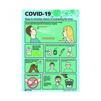 Image of Covid-19 Steps To Minimise SA Vinyl A3 FA067A3SAV