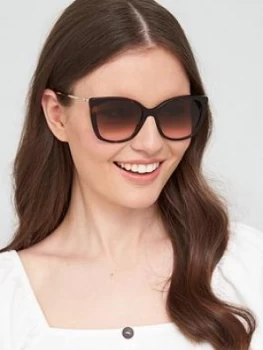 image of Love Moschino Wayfarer Sunglasses - Black