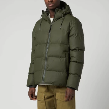 Image of Rains Puffer Jacket - Green - M/L