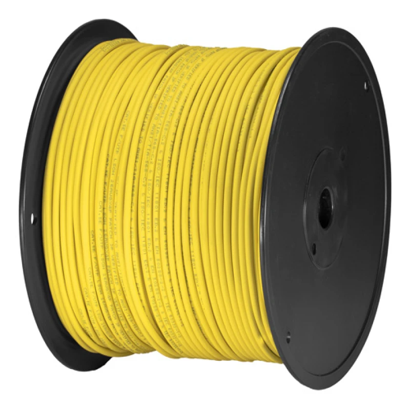 Image of Cablenet Cat6 Yellow U/UTP PVC 24AWG Stranded Patch Cable 305m Box