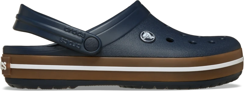 Image of Crocs Unisex Crocband Gum Clogs Navy M11