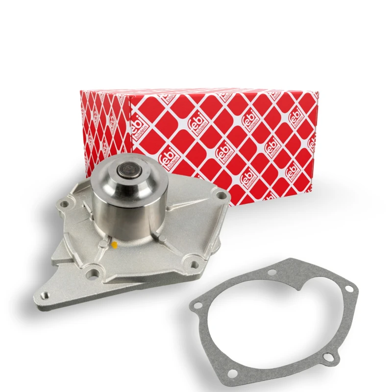 Image of FEBI BILSTEIN 22241 Water pump Cast Aluminium, with gasket/seal Cast Aluminium Water Pump (1260)