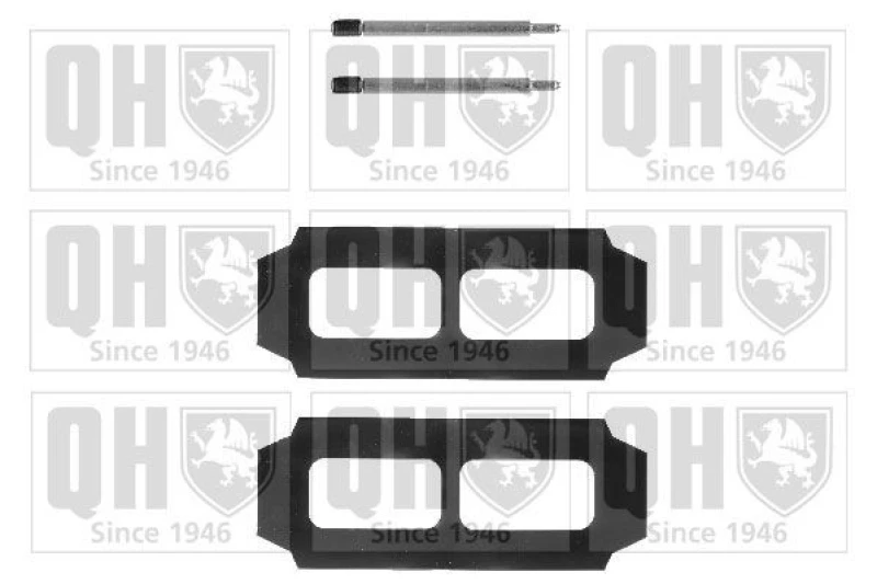 Image of QUINTON HAZELL Brake pad fitting kit QUINTON HAZELL BFK698
