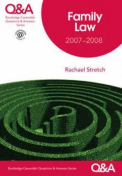 Image of Family Law 2007-2008 by Rachael Stretch Book