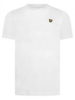 image of Lyle & Scott Boys Classic Short Sleeve T-Shirt - White, Size 12-13 Years