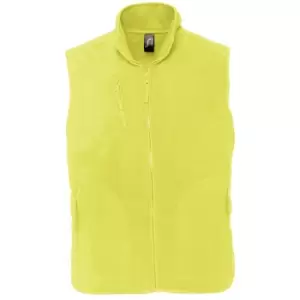Image of SOLS Norway Unisex Anti-Pill Fleece Bodywarmer / Gilet (3XL) (Neon Yellow)