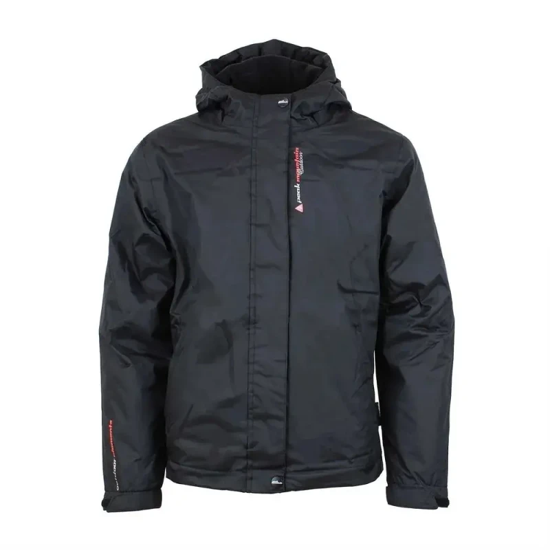 Image of Girls' windbreaker Peak Mountain Fajik Noir Female 8 ans