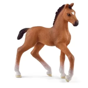 image of SCHLEICH Horse Club Oldenburger Foal Toy Figure, 5 to 12 Years, Tan (13947)