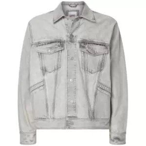 Image of Tommy Jeans Archive Oversized Denim Jacket - Grey