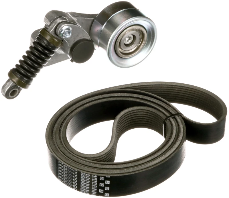Image of GATES K029PK2835HD V-ribbed belt set FleetRunner Micro-V V-Ribbed Belt Set (542)