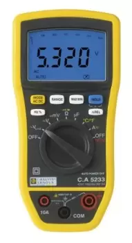 Image of Chauvin Arnoux CA 5233 Handheld Digital Multimeter