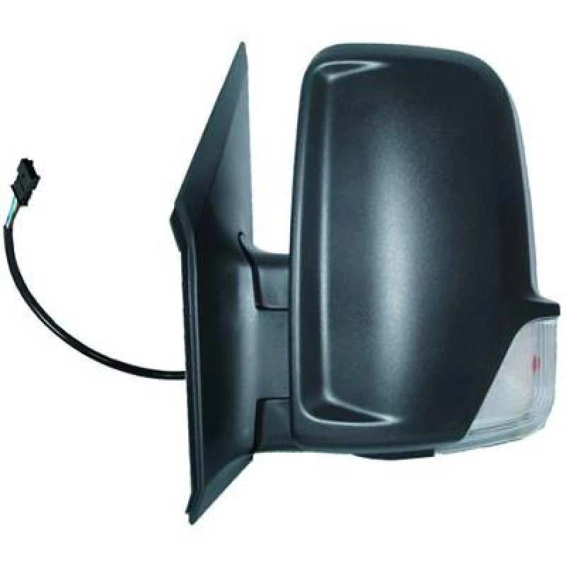 Image of DIEDERICHS 1663325 Wing mirror Left, with wide angle mirror, Grained Outside Mirror (50)