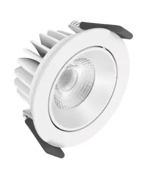 Image of Ledvance 8W LED Adjustable Spot light Aluminium IP20 Warm White - S75R30-126848