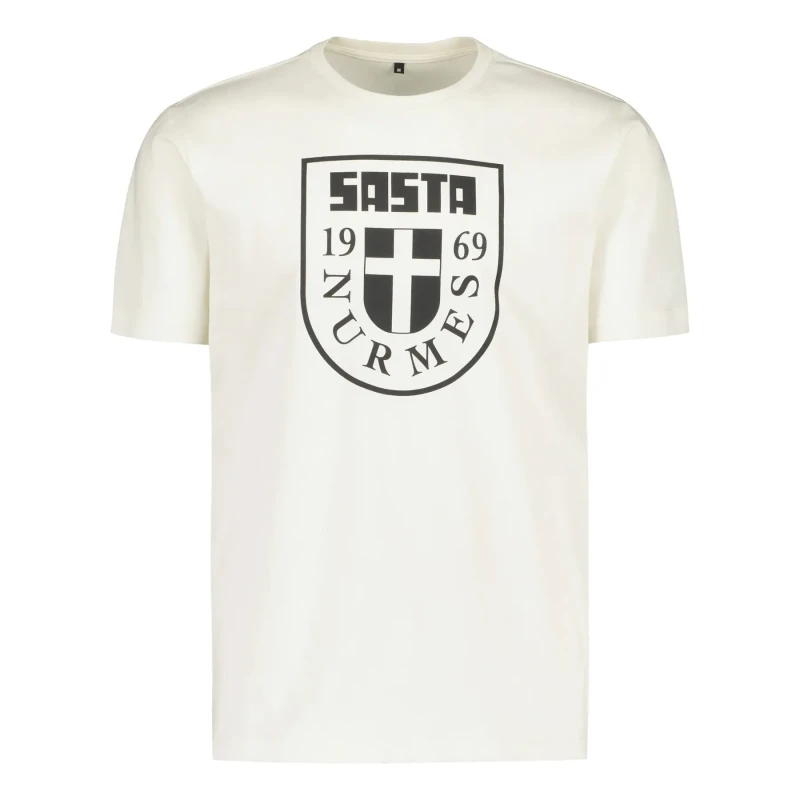 Image of T-Shirt Sasta Nurmes Flag Blanc Unisex 2XL