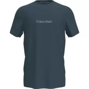 Image of Calvin Klein Short Sleeve T Shirt - Blue