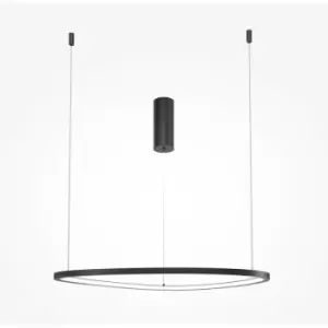 Maytoni Maytoni Glint Modern Integrated LED Pendant Ceiling Light Black, 60cm 3000K