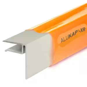 Alukap-xr 10mm End Stop Bar 2.4M White