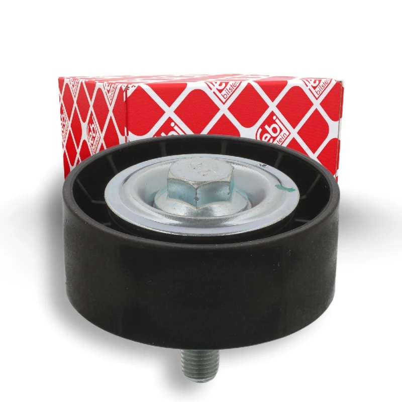 Image of FEBI BILSTEIN 36442 Idler Pulley with screw Plastic Deflection/Guide Pulley,v-ribbed belt (312)