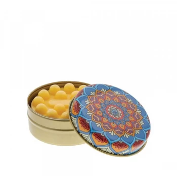 Image of Blue, Orange and Red Floral with Lemon Soap