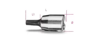 Image of Beta Tools 900PT 1/4" Square Drive 5-Star Bit Socket Driver PT10 009000750