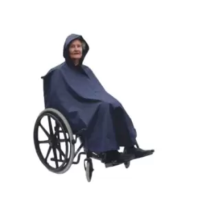 image of Nrs Healthcare Wheelchair Poncho - Blue