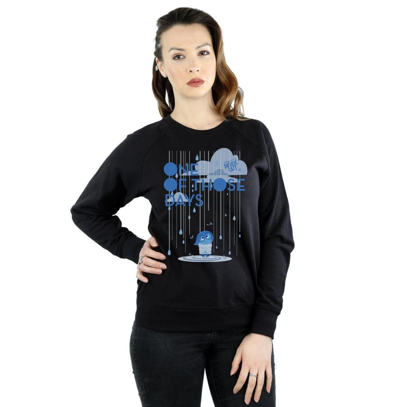 Image of Disney Inside Out One Of Those Days Sweatshirt Black female