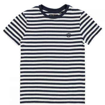 image of Henri Lloyd Henri Lloyd Striped T-Shirt Junior Boys - Navy Blazer