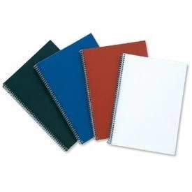 Image of GBC CE050010 Linen Weave A4 Binding Covers Black 100pk