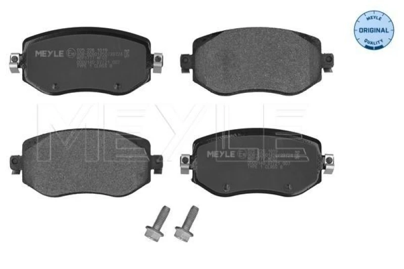 Image of Brake pad set MEYLE 025 226 1019