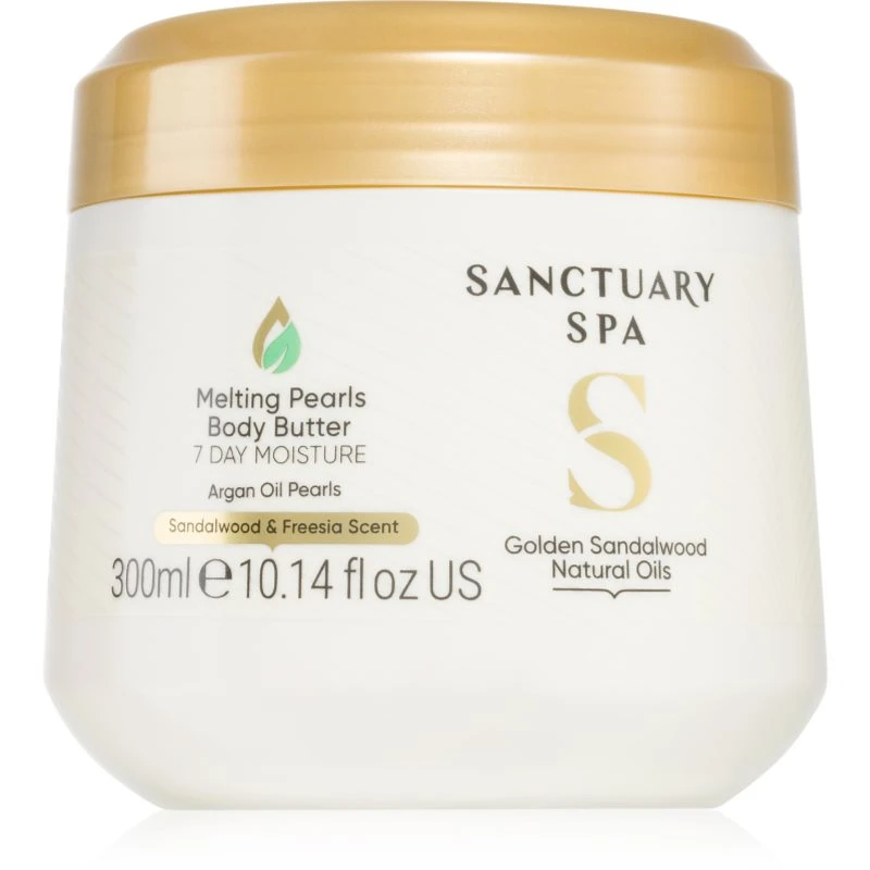 Image of Sanctuary Spa Golden Sandalwood Melting Pearls Body Butter 300ml