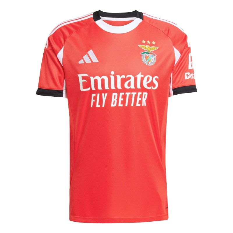 Image of adidas Benfica Home Shirt 2025 2026 Adults Red male XL