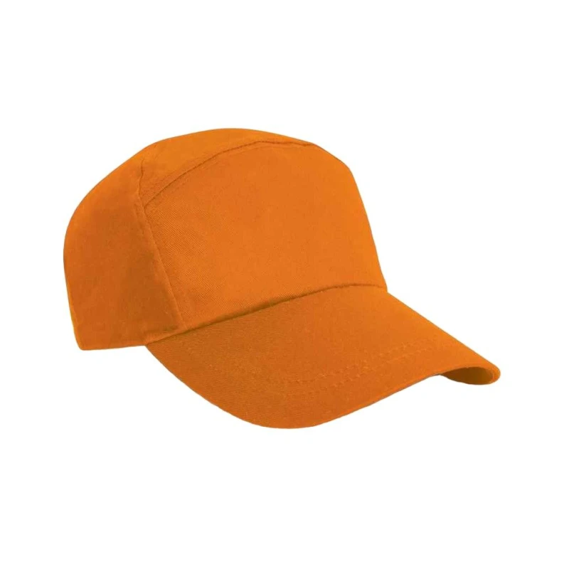 Image of Result Womens Advertising Snapback Cap in Orange Orange Female One Size
