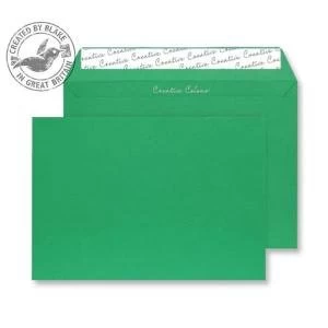 image of Blake Creative Colour C4 120gm2 Peel and Seal Wallet Envelopes Avocado