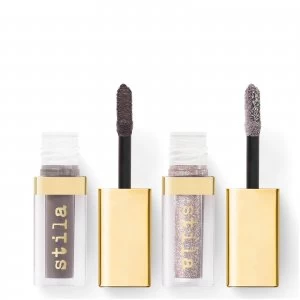 image of Stila Double Dip Duo Liquid Eye Shadows 2.25ml (Various Shades) - Grey Fox