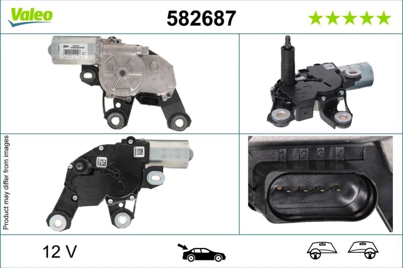 Image of Wiper motor VALEO 582687