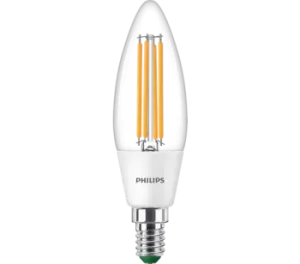 image of Philips Master UltraEfficient 2.3-40W LED Filament Candle SES/E14 Cool White - 929003480902