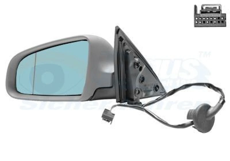 Image of VAN WEZEL Wing mirror VAN WEZEL 0318807