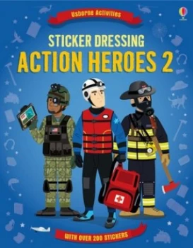 Image of Sticker Dressing Action Heroes 2 by Lisa Jane Gillespie Book