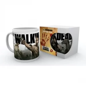 Image of The Walking Dead Rick Banner Mug