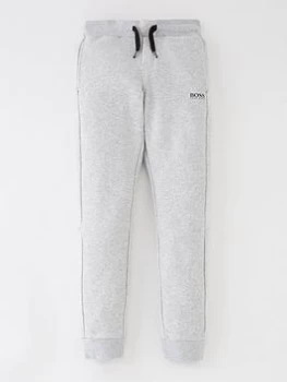 image of BOSS Boys Jogging Bottoms - Grey, Size 12 Years