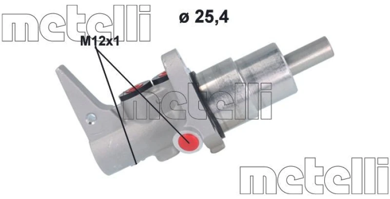 Image of METELLI Brake master cylinder METELLI 05-1194